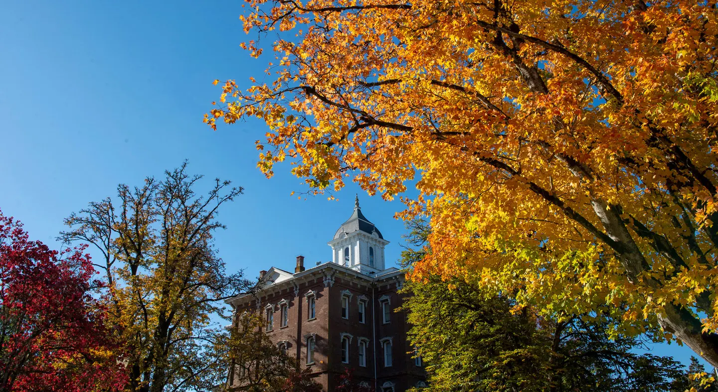 Linfield in the fall.