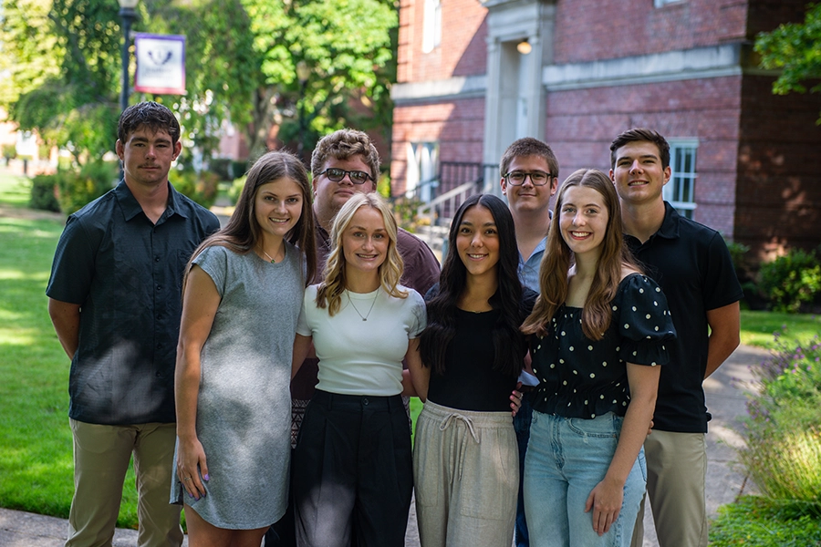 group photo of the ASLU officers.
