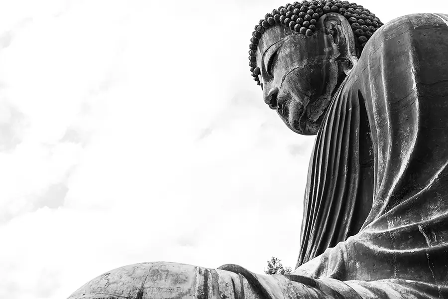 the large Buddha statue in Japan.
