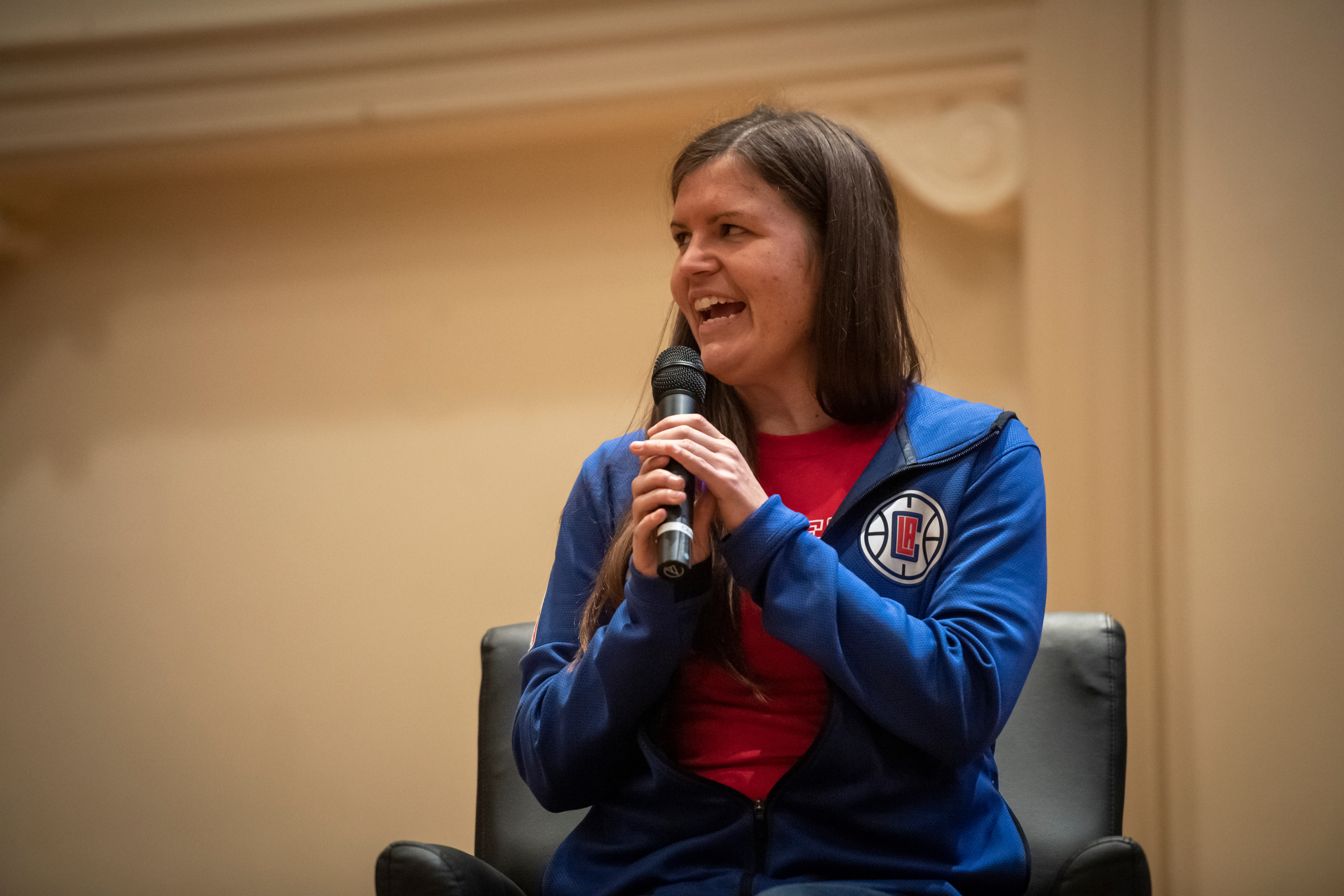 Natalie hosting She Shreds event at Linfield