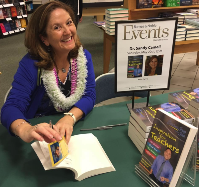 Sandy Cameli book signing