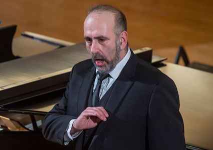 Anton Belov performing opera