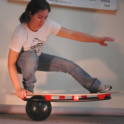 Elysia Tsai '99 on a Si Board