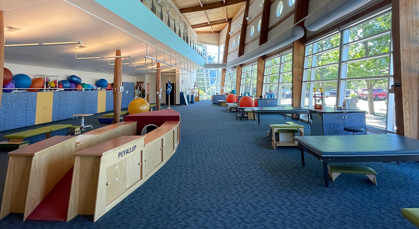 The inside of Mary Bridge Children's Health Center