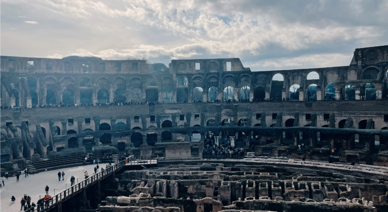 The Colosseum.