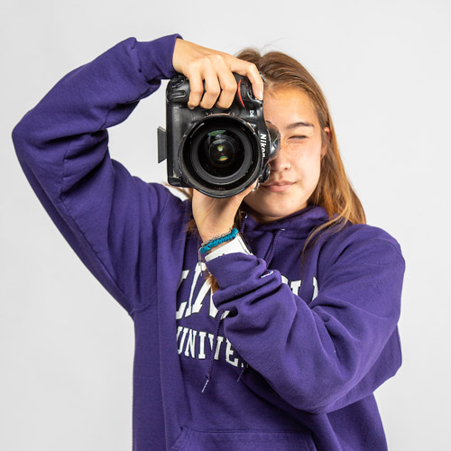 Emma Inge, Wildcat Productions president behind the camera