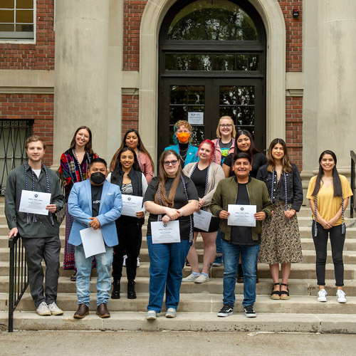 Eleven Linfield first-generation students inducted into the Tri-Alpha honor society