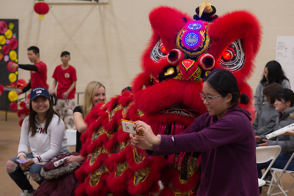 Chinese New Year celebration on campus
