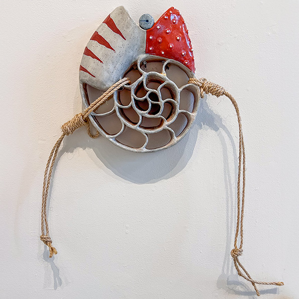 Photo of art work created by a Linfield student.