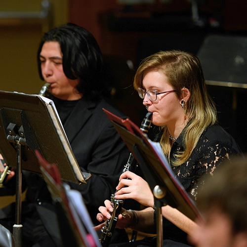students performing in the Instrumental Performance Ensemble