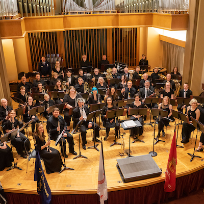 Band concert in Ice Auditorium