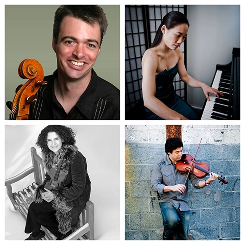 collage of portraits of the performers.