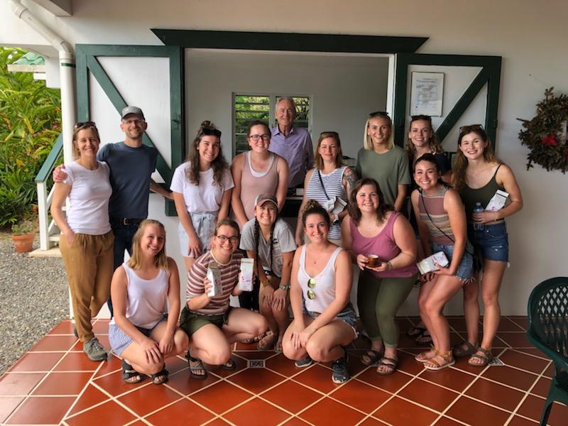 Jan Term 2019 Linfield students in San Juan, Puerto Rico