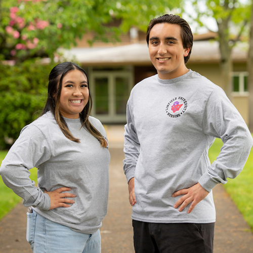 Two nursing students in ASLU leadership.