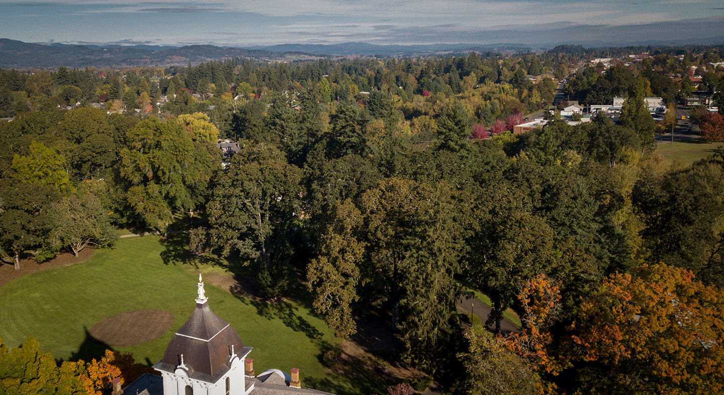 aerial view of Oak Grove