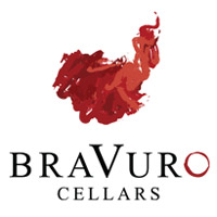 Bravuro Cellars logo.
