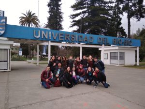 The tutors and international students in Concepción, Chile. 