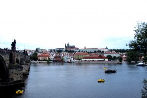 Here is the older portion of Prague, located across the river!