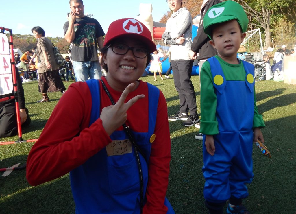 Me with Luigi kid