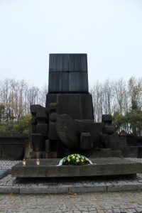 The memorial for all the victims of Auschwitz.