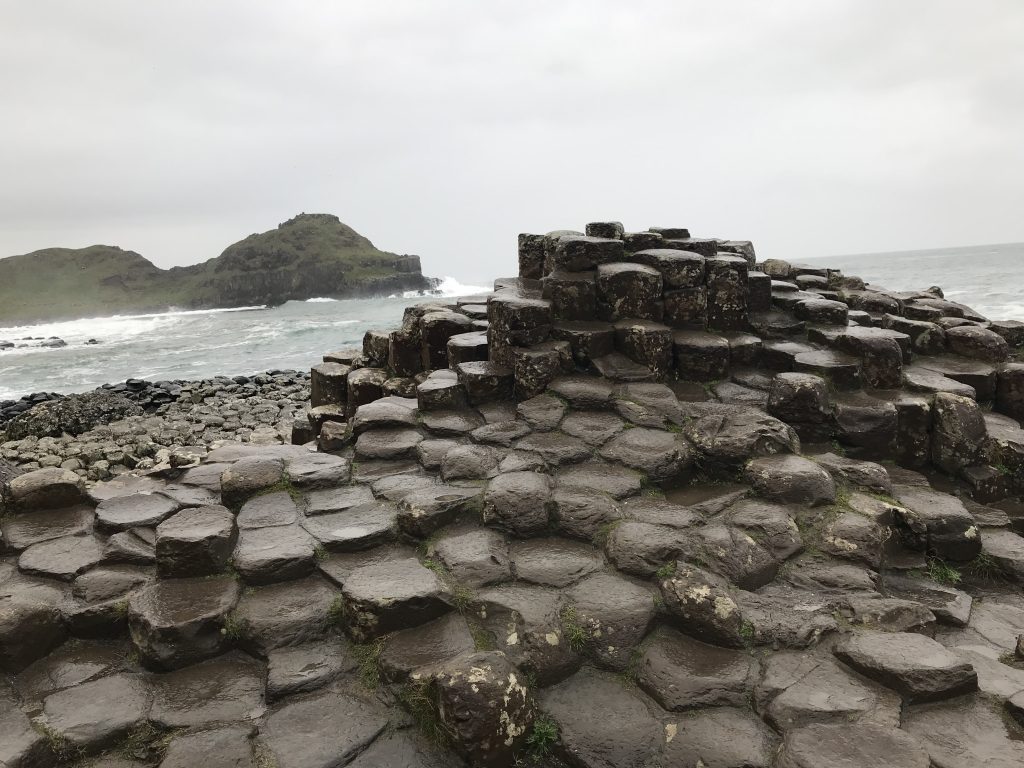 A small formation of the rocks at Giant's Causeway