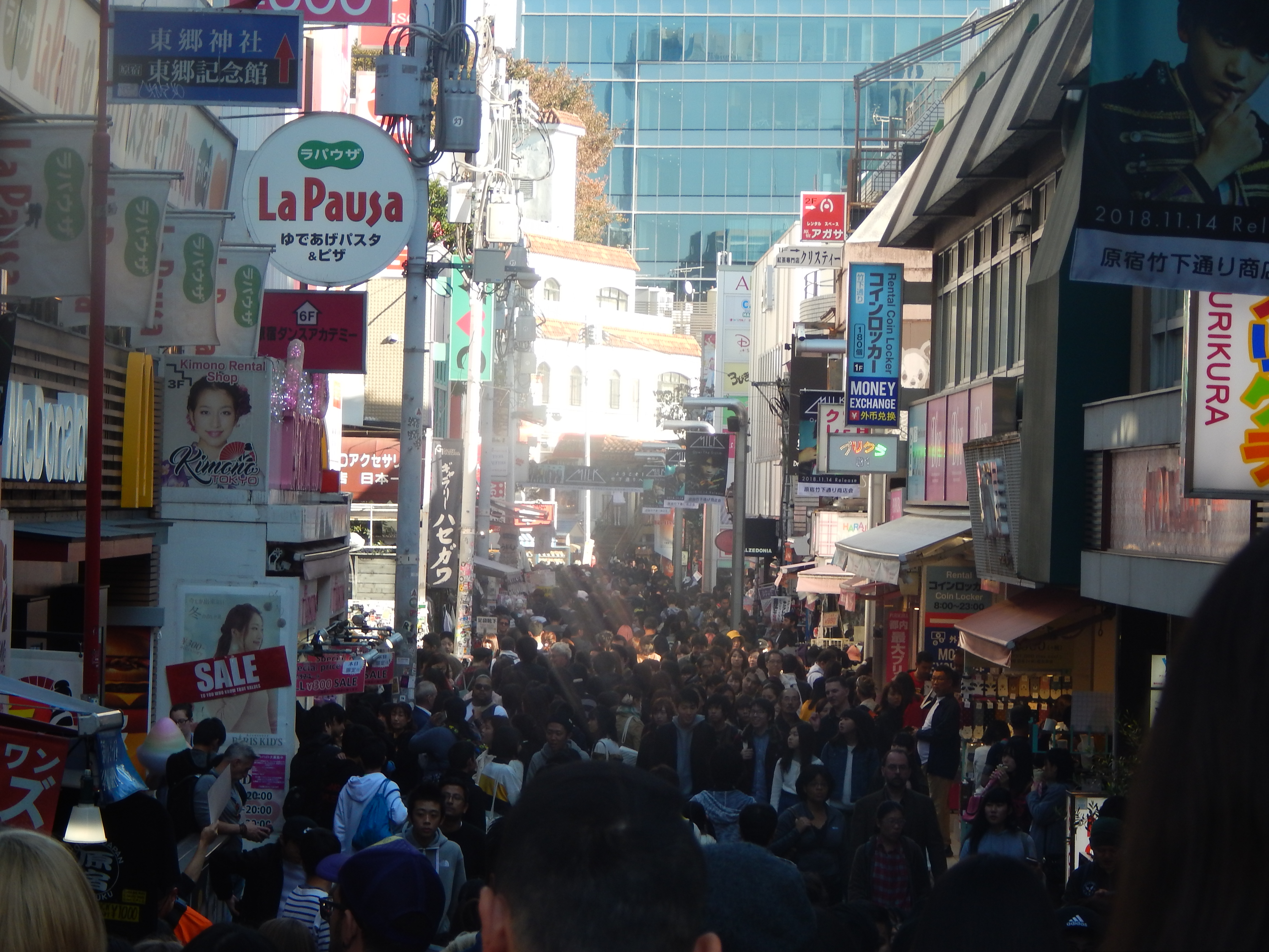 The crowds of Takeshita Shopping Street
