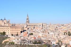 Toledo is surrounded by a river on three sides, making it an ideal site for a protected city