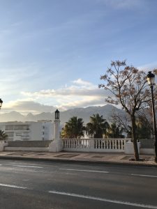 The Rif Mountains, viewed from near our hotel, in Tétouan, Morocco