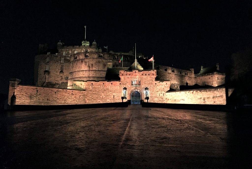 Edinburgh Castle, night