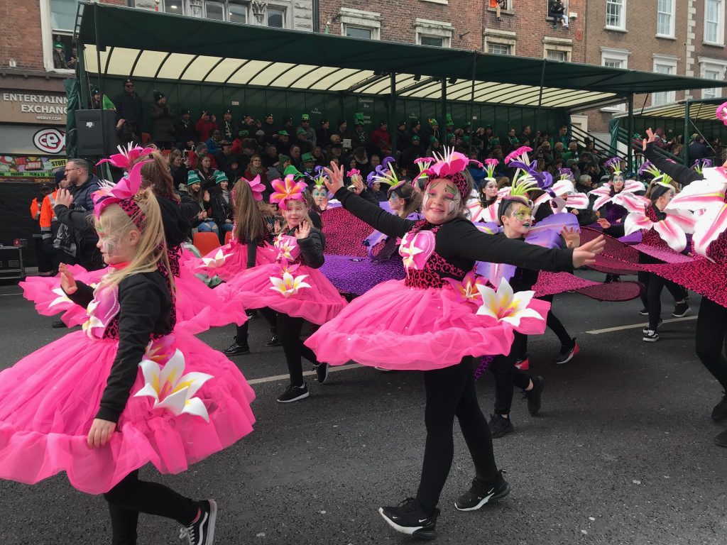 Adorable parade performers stealing the show