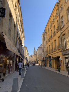 A typical street in Aix