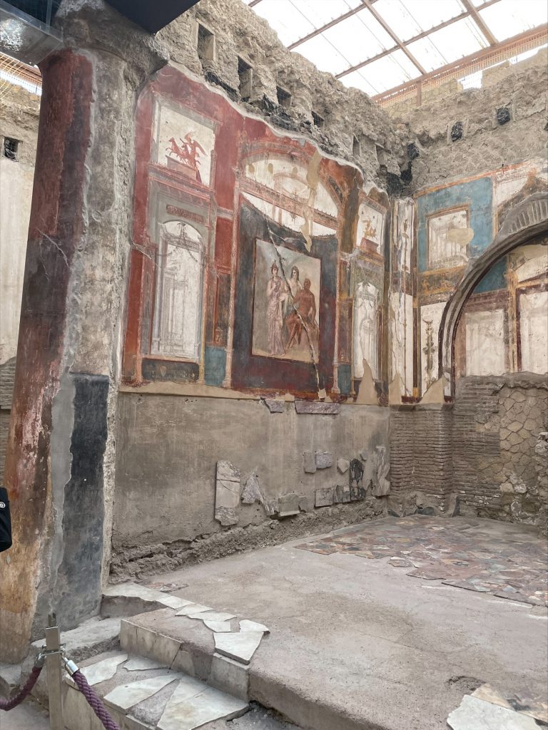 paintings in Herculaneum, Italy
