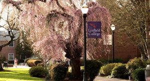 Linfield College academic quad