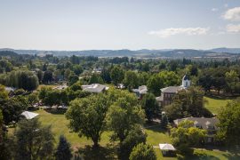 Aerial of McMinnville campus