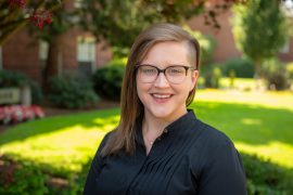Lainie Sowell, Linfield director of student care and support, is the university's new Student Success Champion.